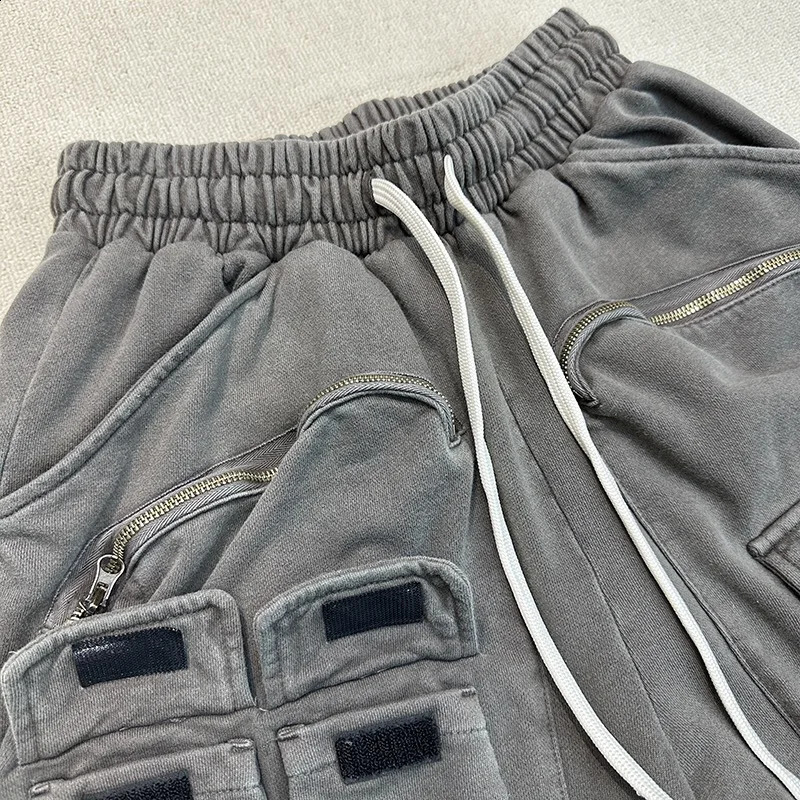 Multipocket zipper tactical overalls feature heavyweight shorts 240822