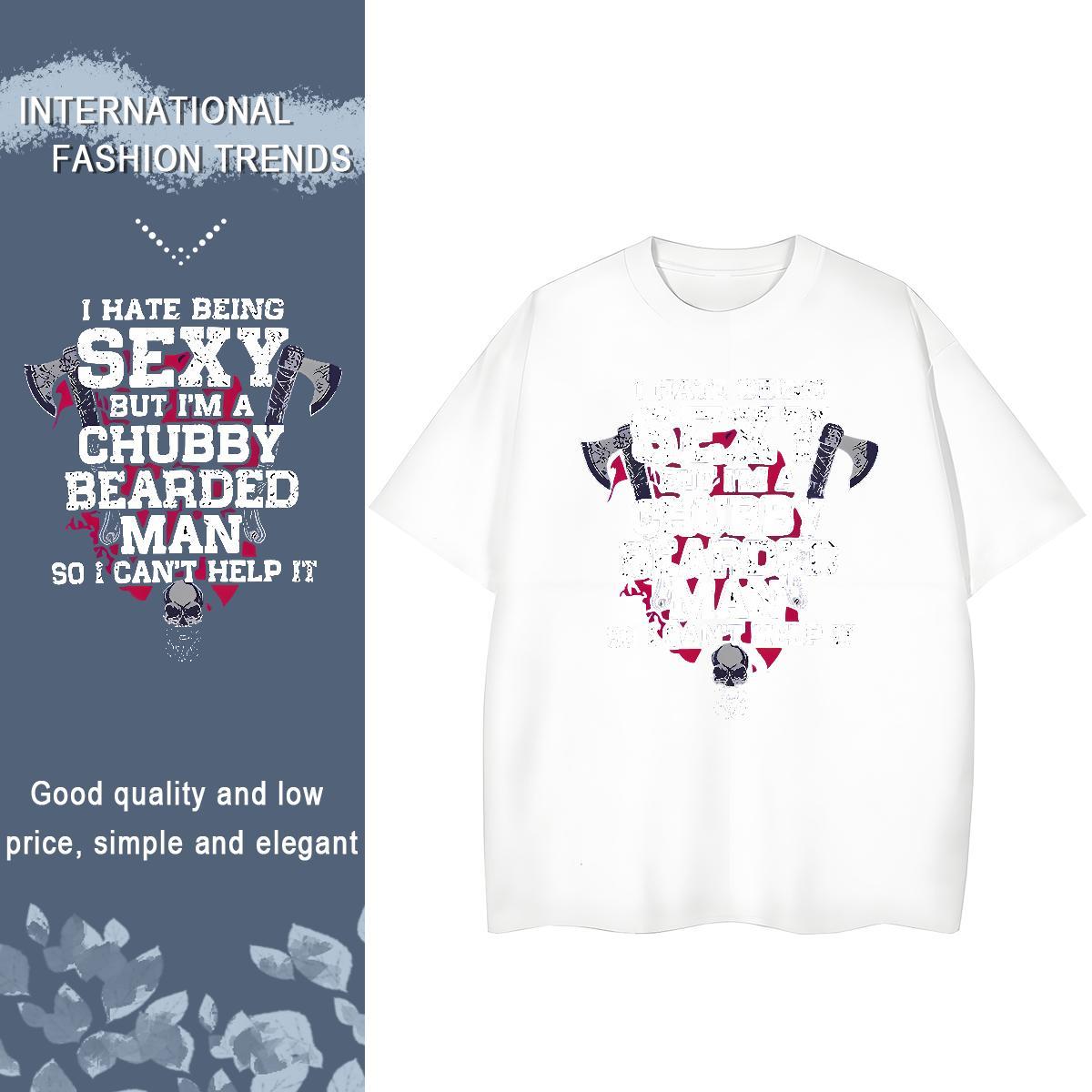 Free Shipping Tshirt for Man Woman 100% Cotton 230g letter Street Wear T Shirts Women Crew Neck White Plus Size Top Tees