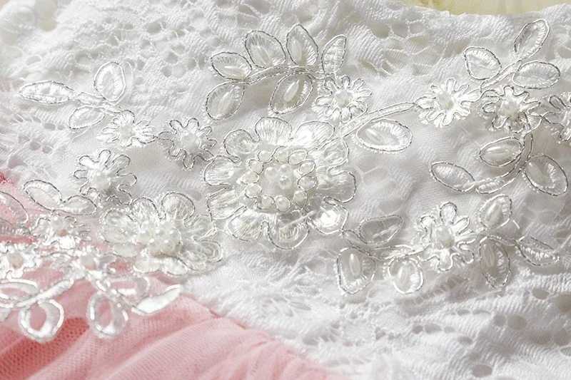 Baby Girl Lace Dress Party 1 Birthday Princess Dress Cotton Baptist Westido Baby Chiffon Wedding Dress White Baptist Dress W240823