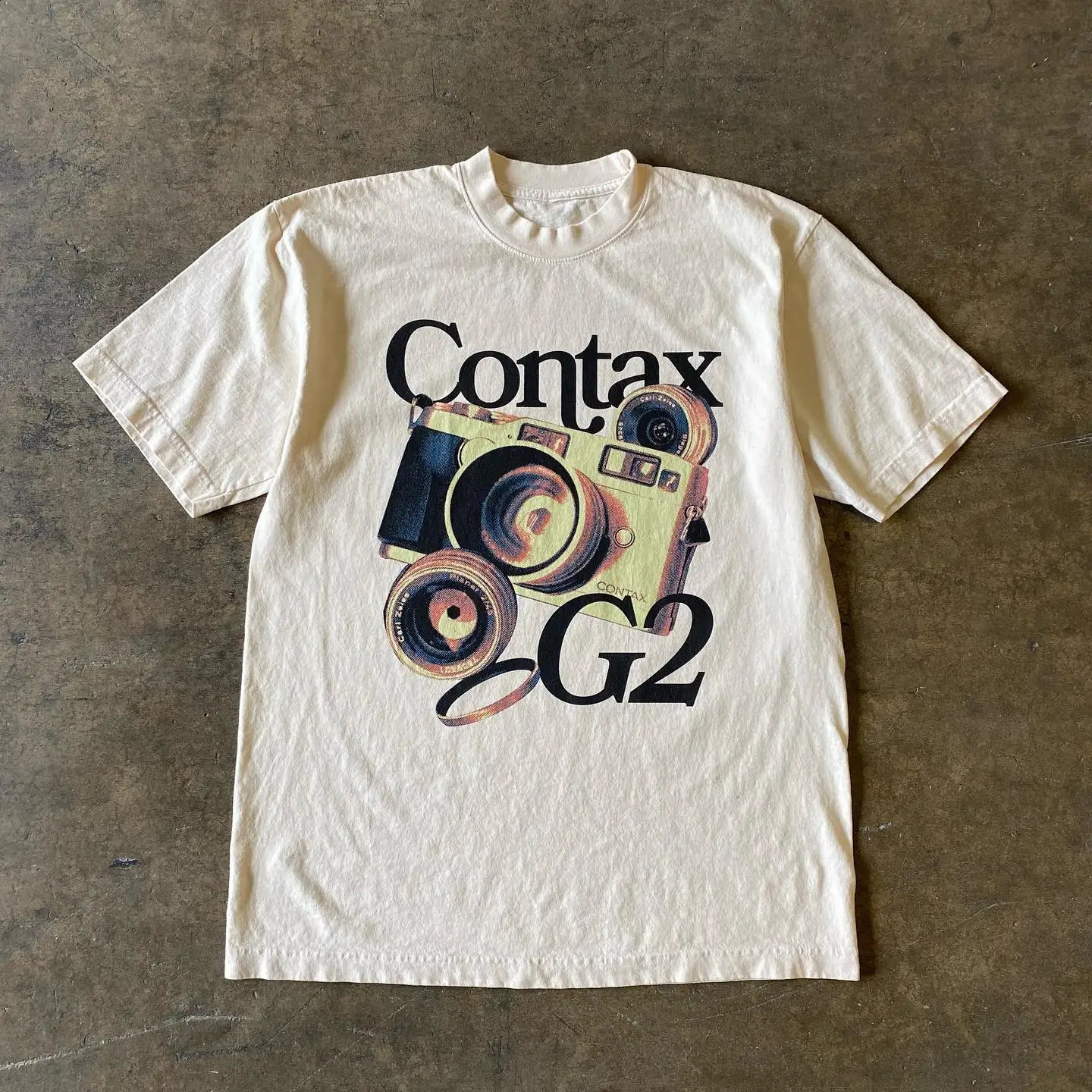 Retro Fashion Aesthetics Watch Printed Womens Tshirt Punk Top Street Clothing Short Sleeve Y2k Mens w240822