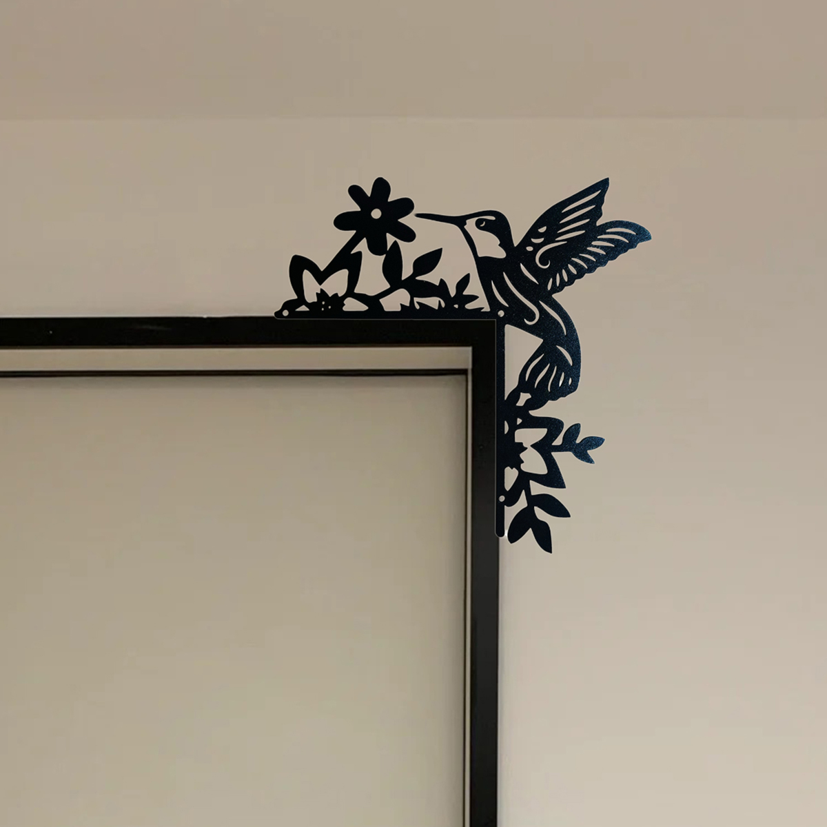 Hummingbird Door Corner Metal Sign Hummingbird Metal Wall Decor Hummingbird Valentine Gift Front Porch Address Signs