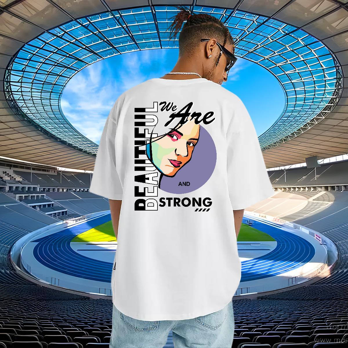 Popular T Shirt For Man 230g Pure Cotton women Casual Beach Customized Print Short Sleeve O-Neck Mens Tshirts Fashion Casual Tees