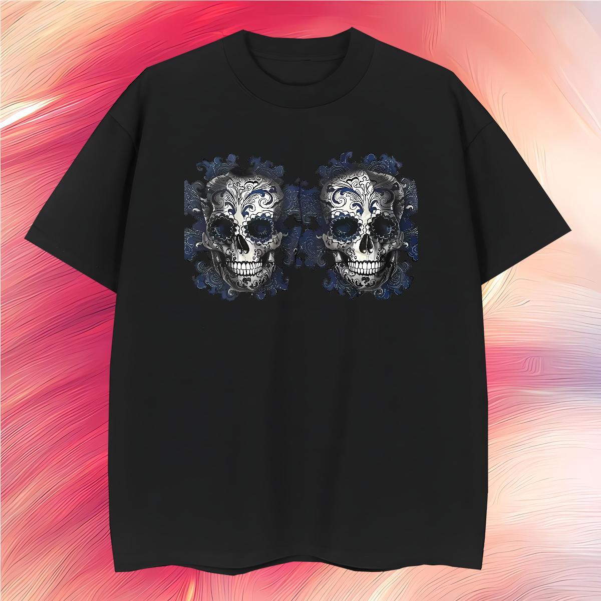 Wholesale Man T Shirts 100% Cotton 230g skull Street Wear Custom Big Size Pure Cotton Men Clothes T-Shirt Casual New Tops Tees