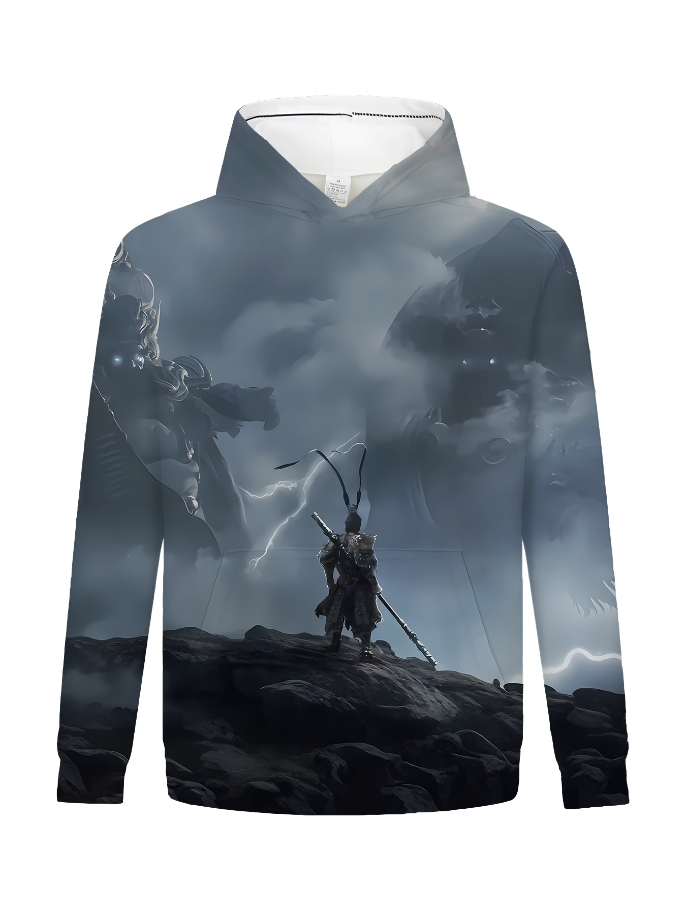 The Latest 3A Game Black Myth Wukong Explosive Printed T-shirt With Casual Trend Hoodie