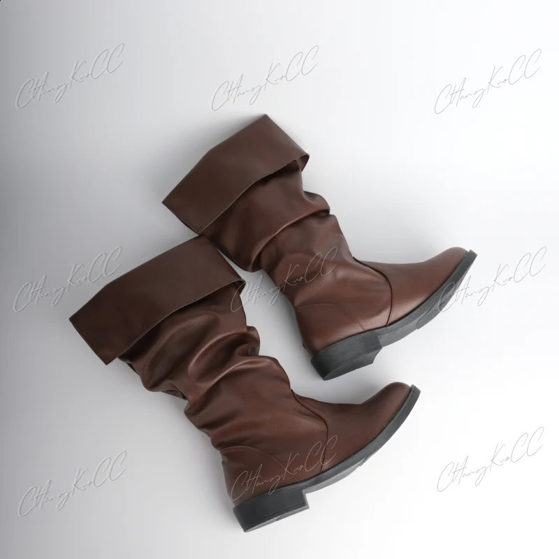 Medieval pirate mens boots Viking Rapp Nordic boots Renaissance retro steampunk Gothic shoes Robin clothing leather Haddock 240823