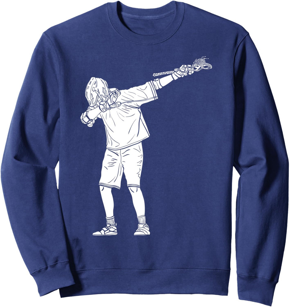 Long Sleeve Shirts for Men sweatshirt Lacrosse Stick Boy Dabbing Youth Dab Dance Sweatshirt T shirt Tee Streetwear Casual tops clothes