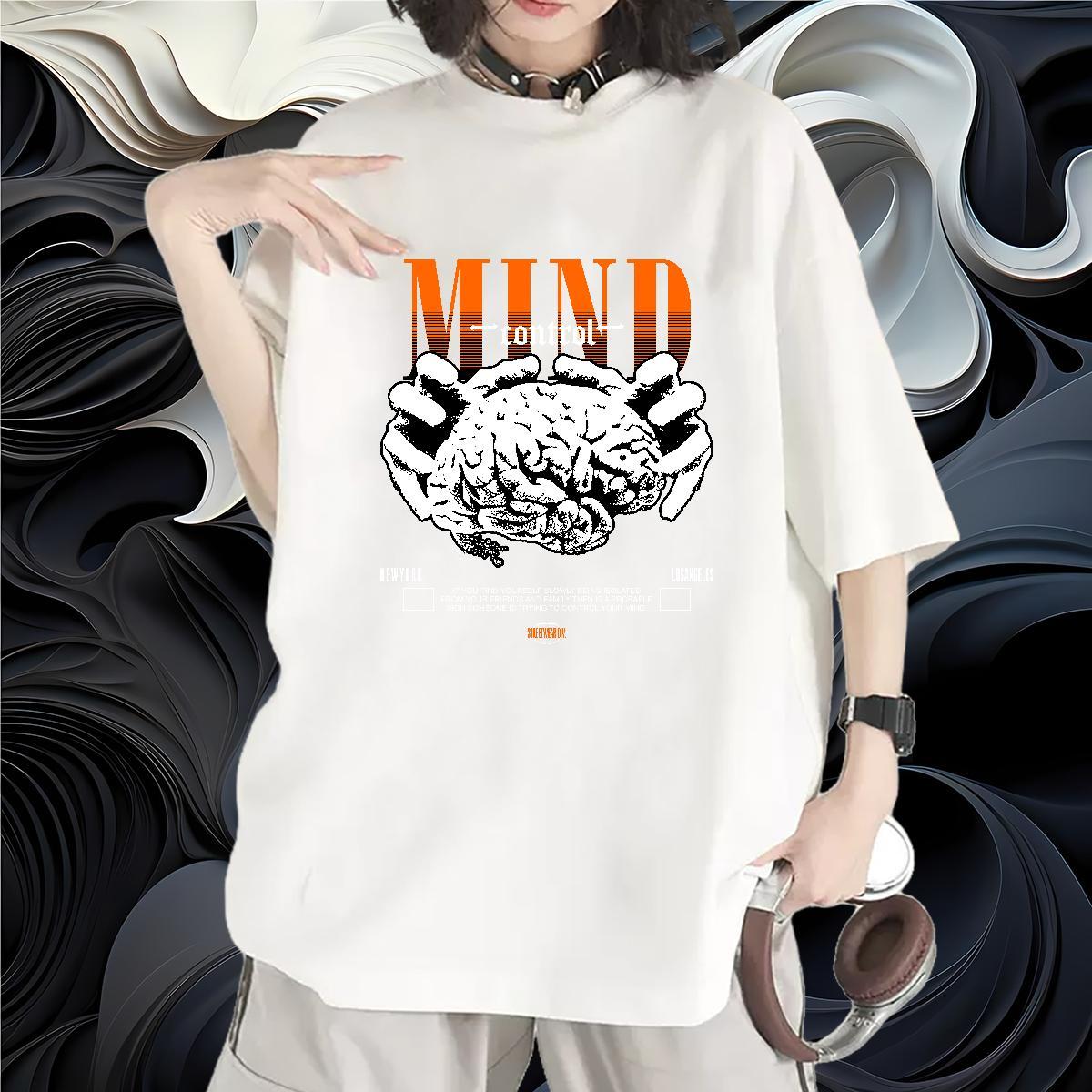 Brand Couples T Shirts 100% Cotton 230g icon Outdoor T shirt Breathable Custom Print Oversized Tshirts