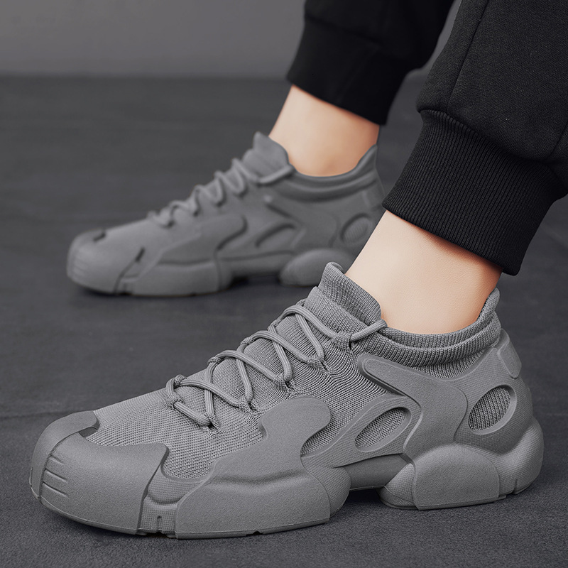 Ddmysports New Couple Flying Weaving Men S Mecha Octopus Socks Thick Sole Versatile Breathable Sports Shoes JN OUTDOOR