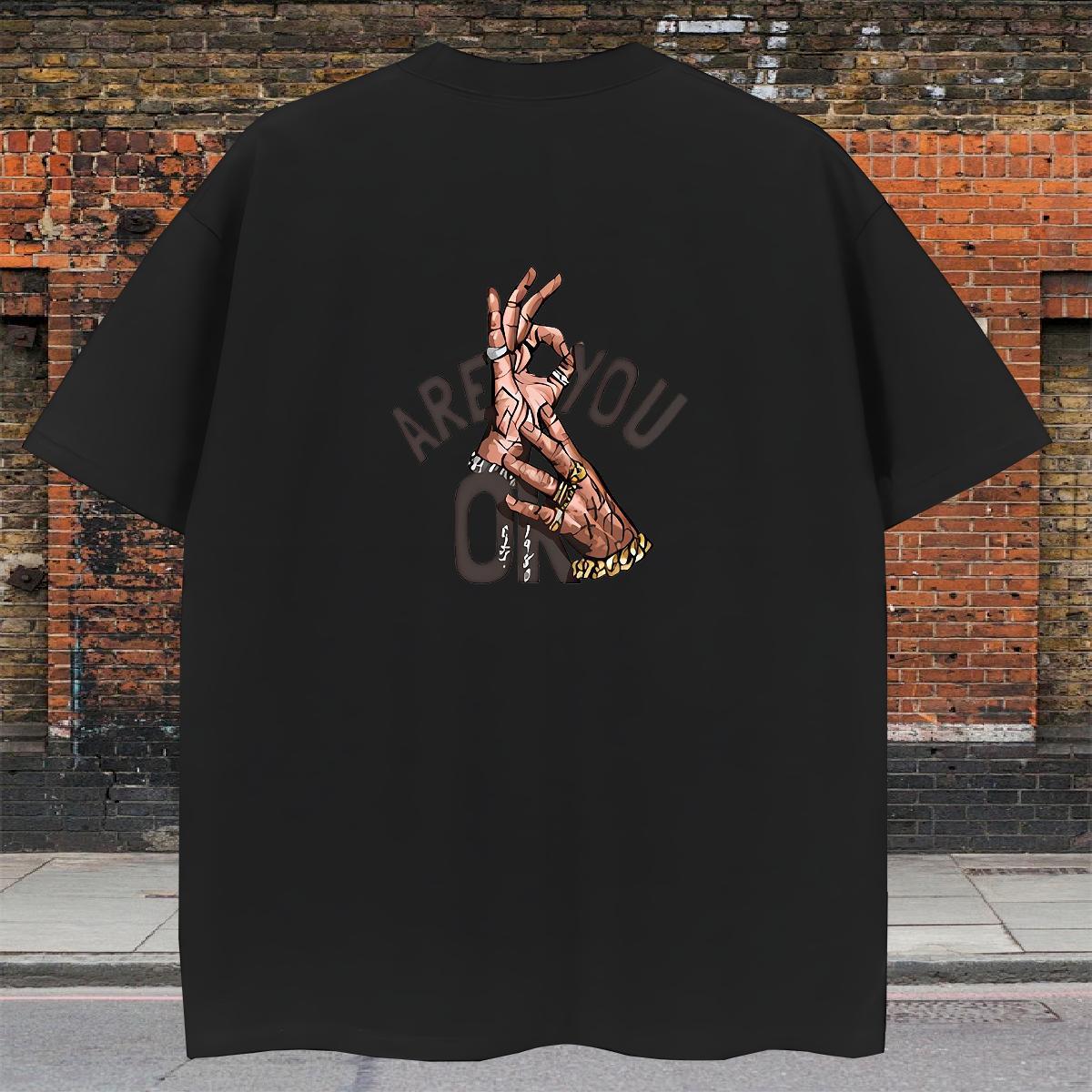 Loose Fit T-Shirts 230g Cotton skull Casual Daily Wear Graphic Breathable Short Sleeve Mens Tshirts New Arrival Tees