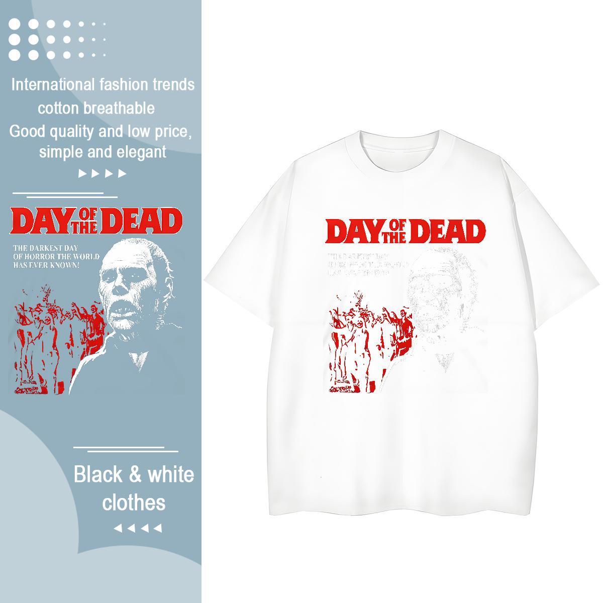 High quality Tshirt for Man Woman 230g Pure Cotton scary Outdoor Woman T Shirts Comfortable Customized Clothes