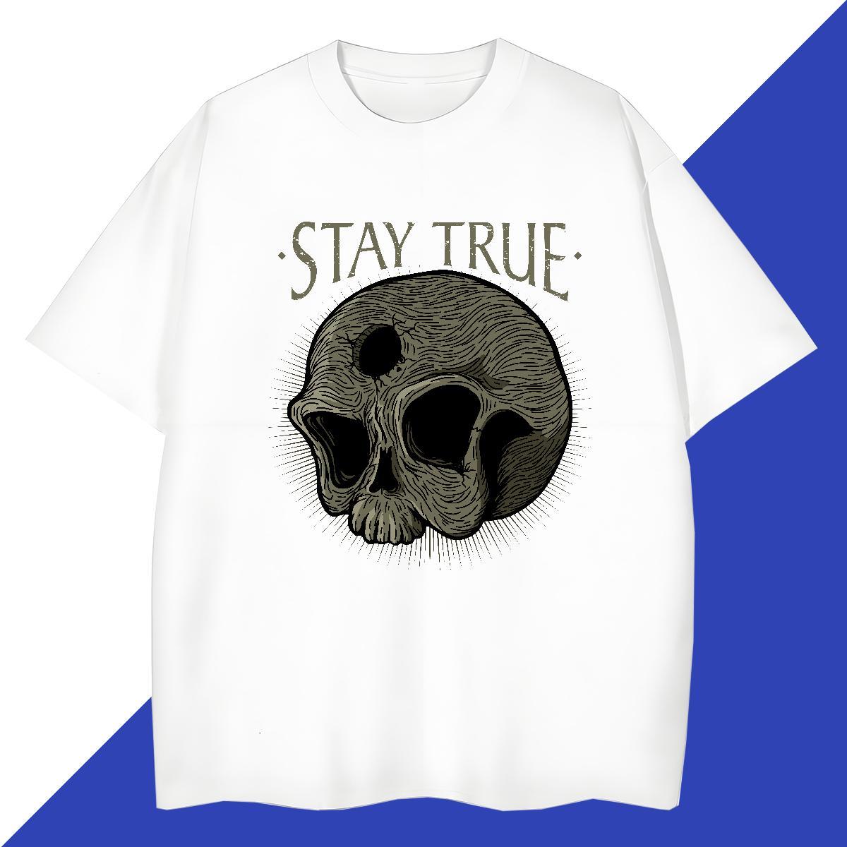 Designer T-Shirts 100% Cotton 230g skull Daily Outfit Custom Anime Pure Cotton Men Clothes T-Shirt New Arrival Wear