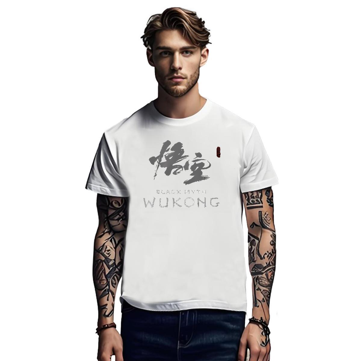 Unisex Man T Shirts 230g Pure Cotton Spring Summer Short Sleeve O-Neck Men Tshirts Custom Skull Top Tees