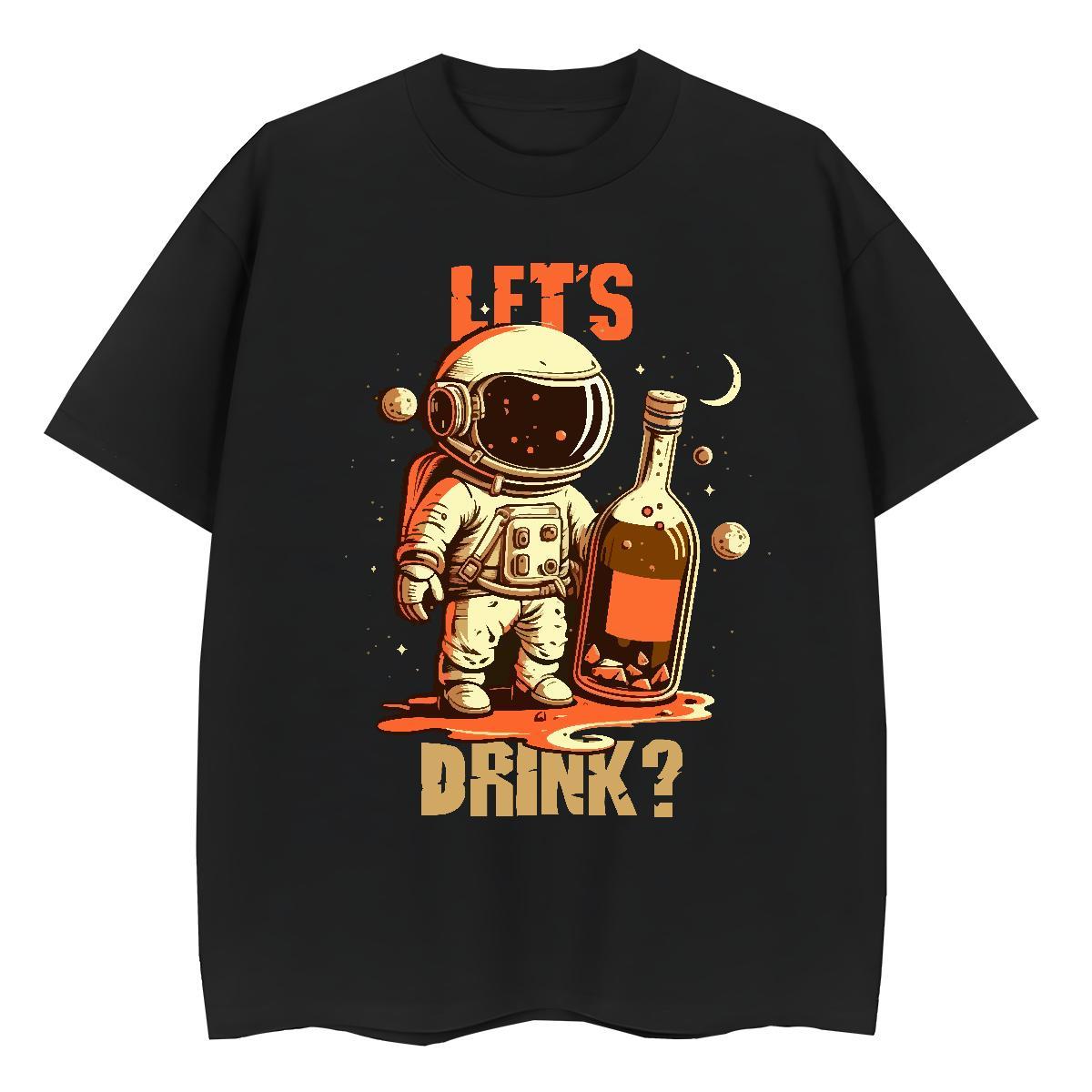 Designer Nice Women Tees 230g 100% Cotton planet Home Outdoor T shirt Breathable Short Sleeve Custom Printing Tops