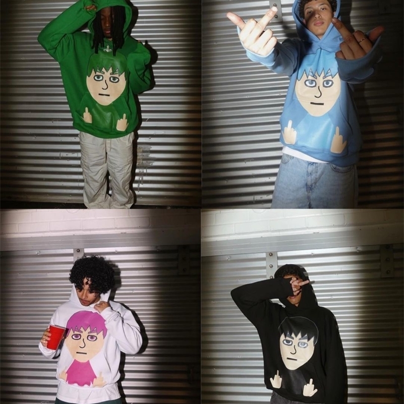 Harajuku grunge oversized sweatshirt MII HOODIES printing hoodies women goth y2k tops streetwear gothic clothes 240822