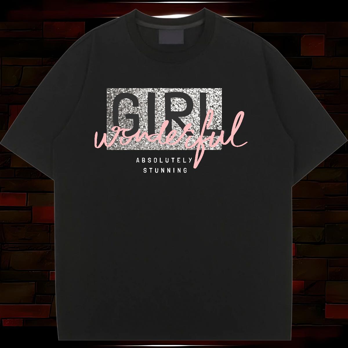 Comfortable Tshirt for Man Woman 230g 100% Cotton letter Daily Outfit T shirt Breathable Soft Graphic Wear