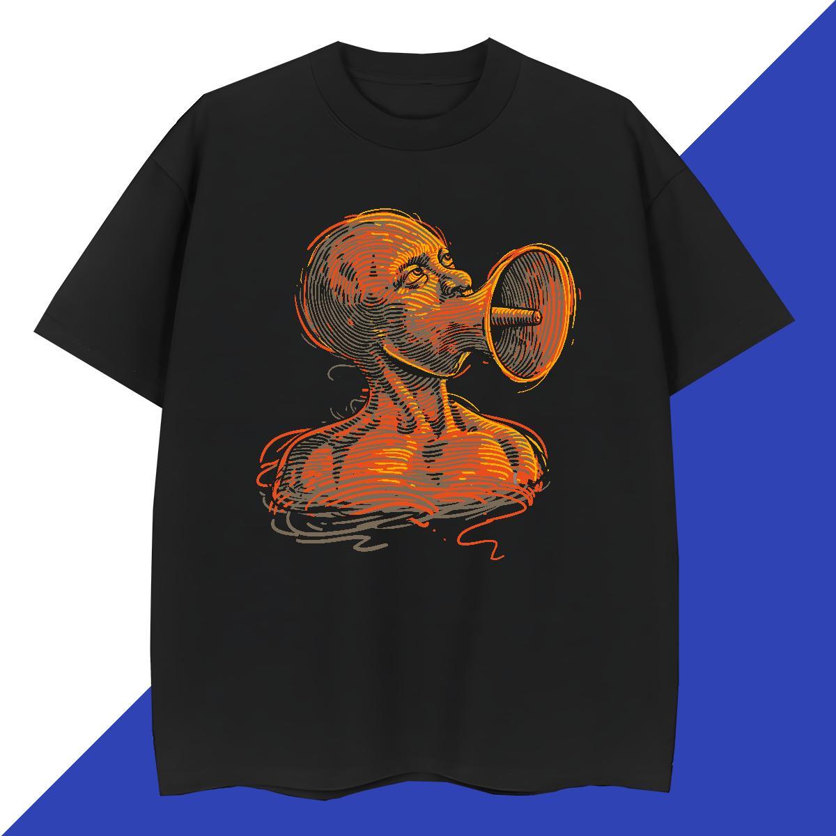 Free Shipping Men T Shirts 230g Cotton ET Street wear Hip Hop Cartoon Print Breathable Crew Neck Mens Tshirts Designer Fashion Tees