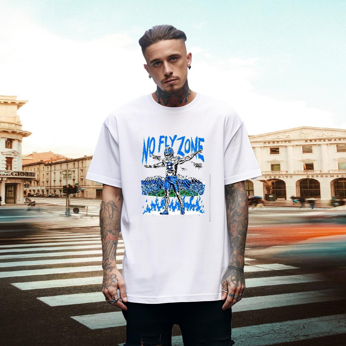 Designer Man T Shirts 230g Cotton skull Anime Printing Street Cartoon Print Breathable Men Tshirts Brand Polos