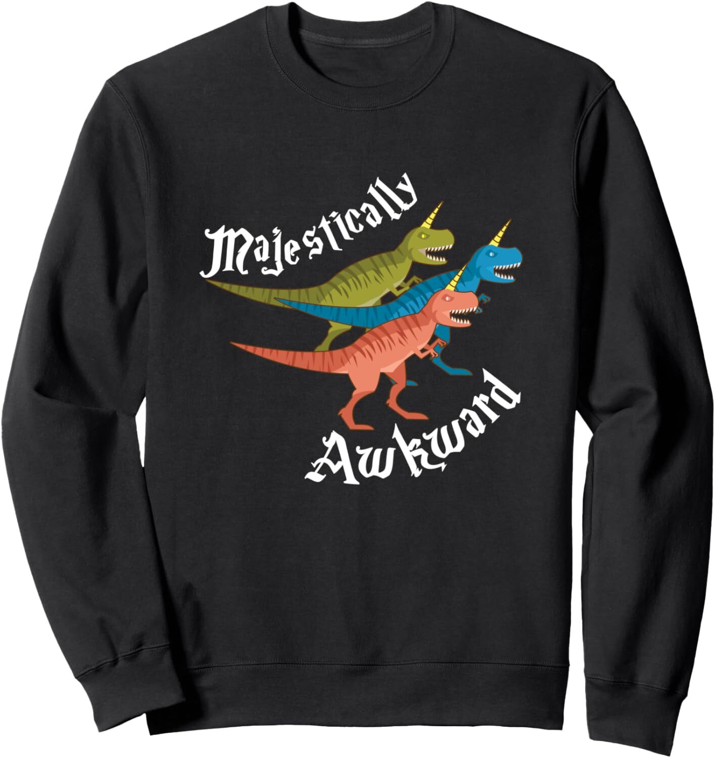 Long Sleeve Shirts for Men sweatshirt Mestically Awkward Dinosaur Funny Dino Lover Gift Sweatshirt T shirt Tee Streetwear Casual tops clothes