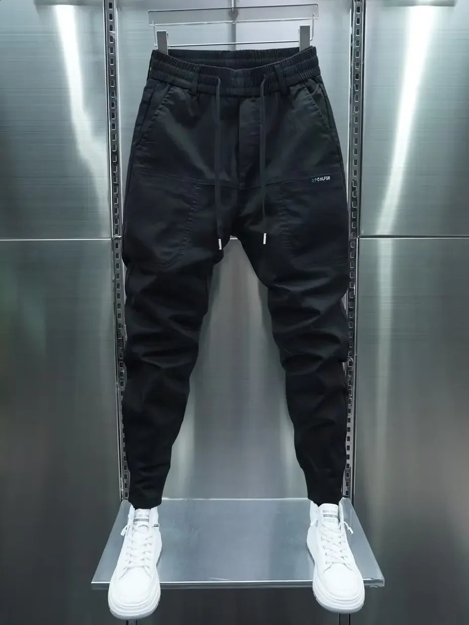 Trendy s casual mens pants with spring summer and autumn styles featuring hiphopa ndu ltrathinde signsu itablefo rsh ippingSmo othsil houettecas uallo