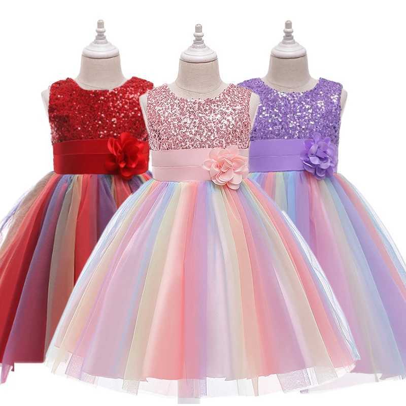 2-12Y Girls Summer Lace Princess Dress Childrens Flower Dress Girls Clothing Childrens Birthday Party Tutu Customized Tank Top W240823