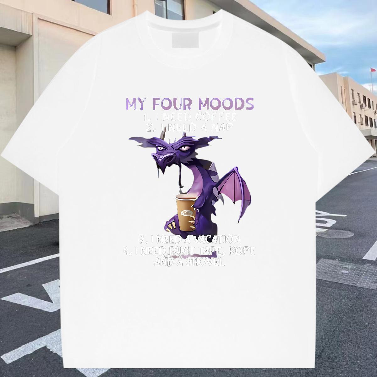 Free Shipping T shirt 100% Cotton 230g demon Street White Plus Size Breathable Crew Neck Men Tops Tees Brand Tshirts