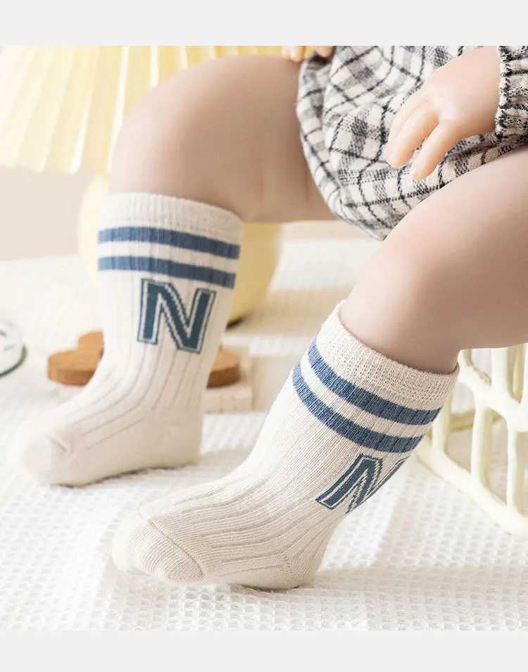 Baby products for boys and girls newborn soft and long socks for children fashionable and casual socks for children cotton accessories for young child