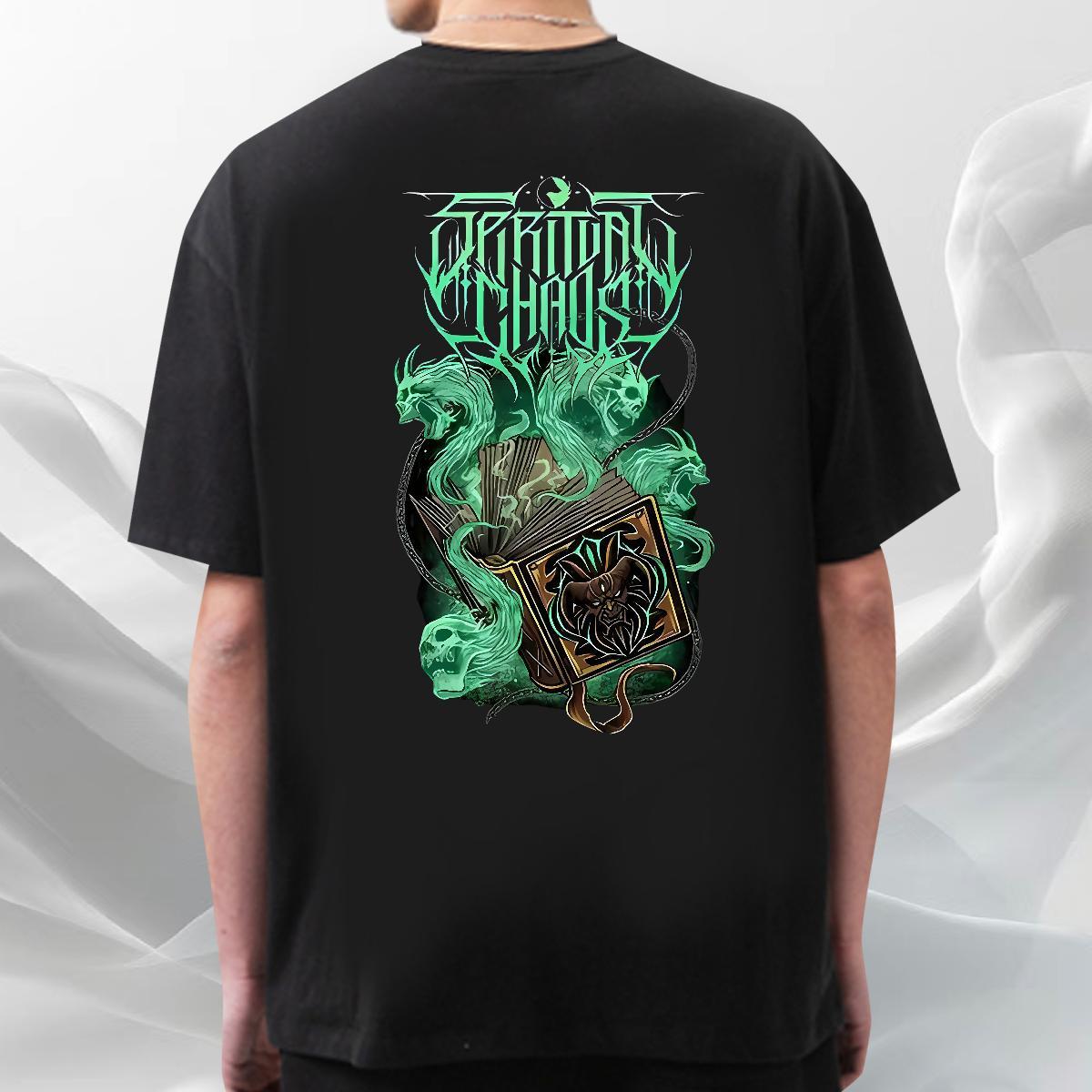Classic T Shirt For Man 230g 100% Cotton skull Street Wear Customized Print Round Neck Short Sleeve Men Clothes T-Shirt DIY Customized Tee Shirt