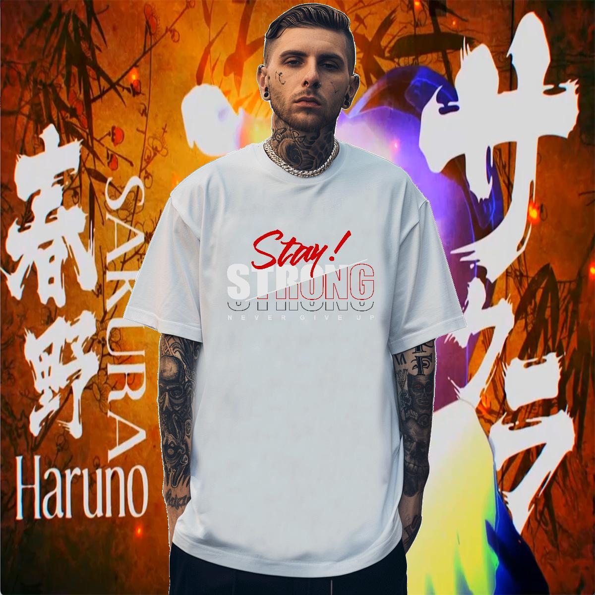 Free Shipping T shirt 100% Cotton 230g stay strong Beach Oversized 4XL Crew Neck Men Clothes T-Shirt Factory Direct Polos