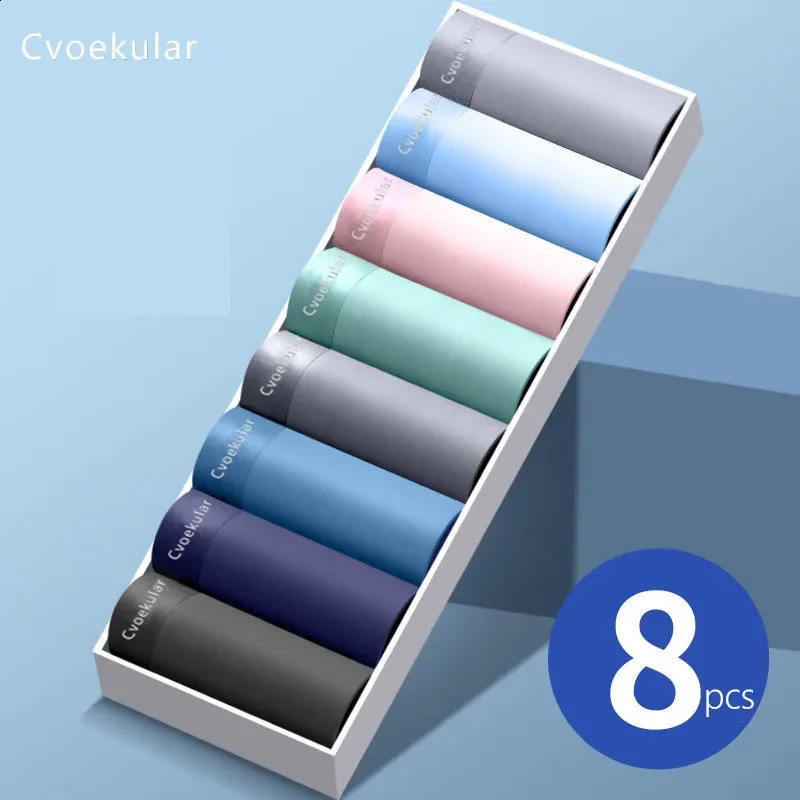Cvoekular Man Boxer lingerie Ice Silk Sous Vetement Homme sexy Bokseki Meskie Calzoncillos shorts 240822