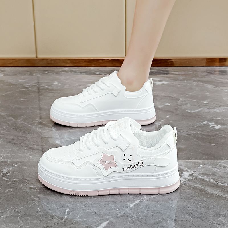 Ddmysports Board For Women New Spring Trend Versatile Niche Casual S Thick Soled Small White Trendy Shoes A OUTDOOR