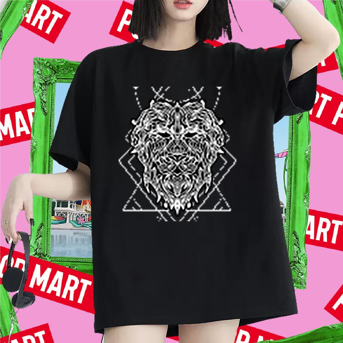 5A Lady T shirt 230g Pure Cotton painting Street Wear T Shirt For Woman Breathable Soft Cartoon Anime Clothes Shirt