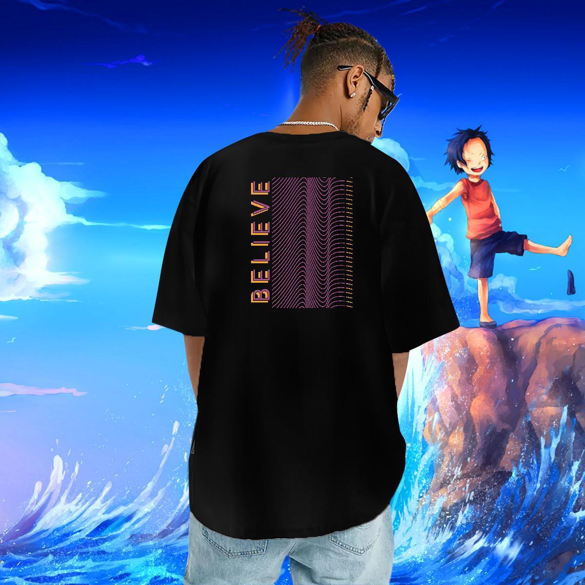 TOP Quality Man T Shirts 230g Cotton letter Street Cartoon Print Crew Neck Breathable Men Tops Tees Fashion Casual Tee Shirt