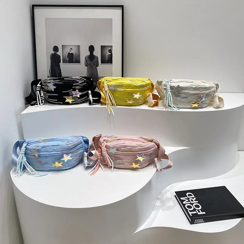 Fashion Women Waist Packs Fanny Pack Pouch Hip Purse Satchel Laser Belt Bags Geometric Patterns Wallet 240823