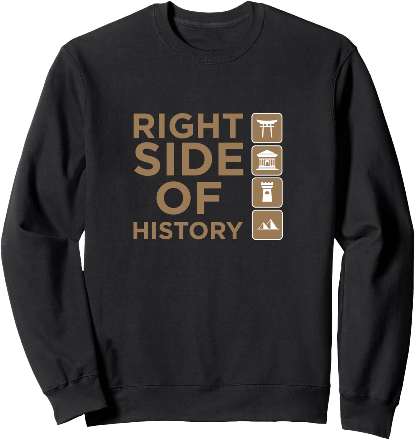 Long Sleeve Shirts for Men sweatshirt Right Side of History Political Human Rights Gift Sweatshirt T shirt Tee Streetwear Casual tops clothes
