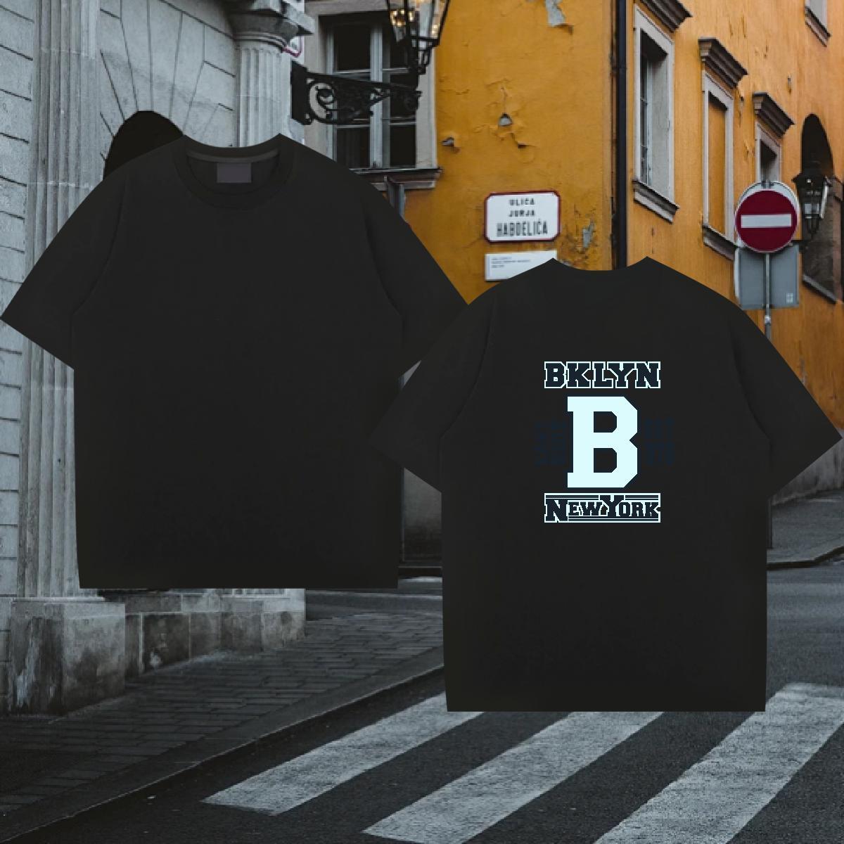 Classic T-Shirts 230g Cotton letter Home Outdoor DIY Printed Short Sleeve Soft Men Tees Fashion Designer Tops Tees