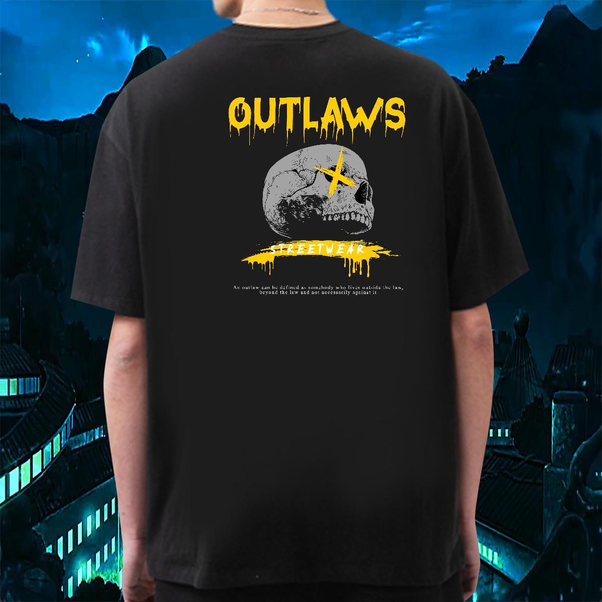 Popular Man T Shirts 100% Cotton 230g skull Street wear Hip Hop Oversized 4XL Short Sleeve Soft Tshirt for Man Woman DIY Tees Shirts