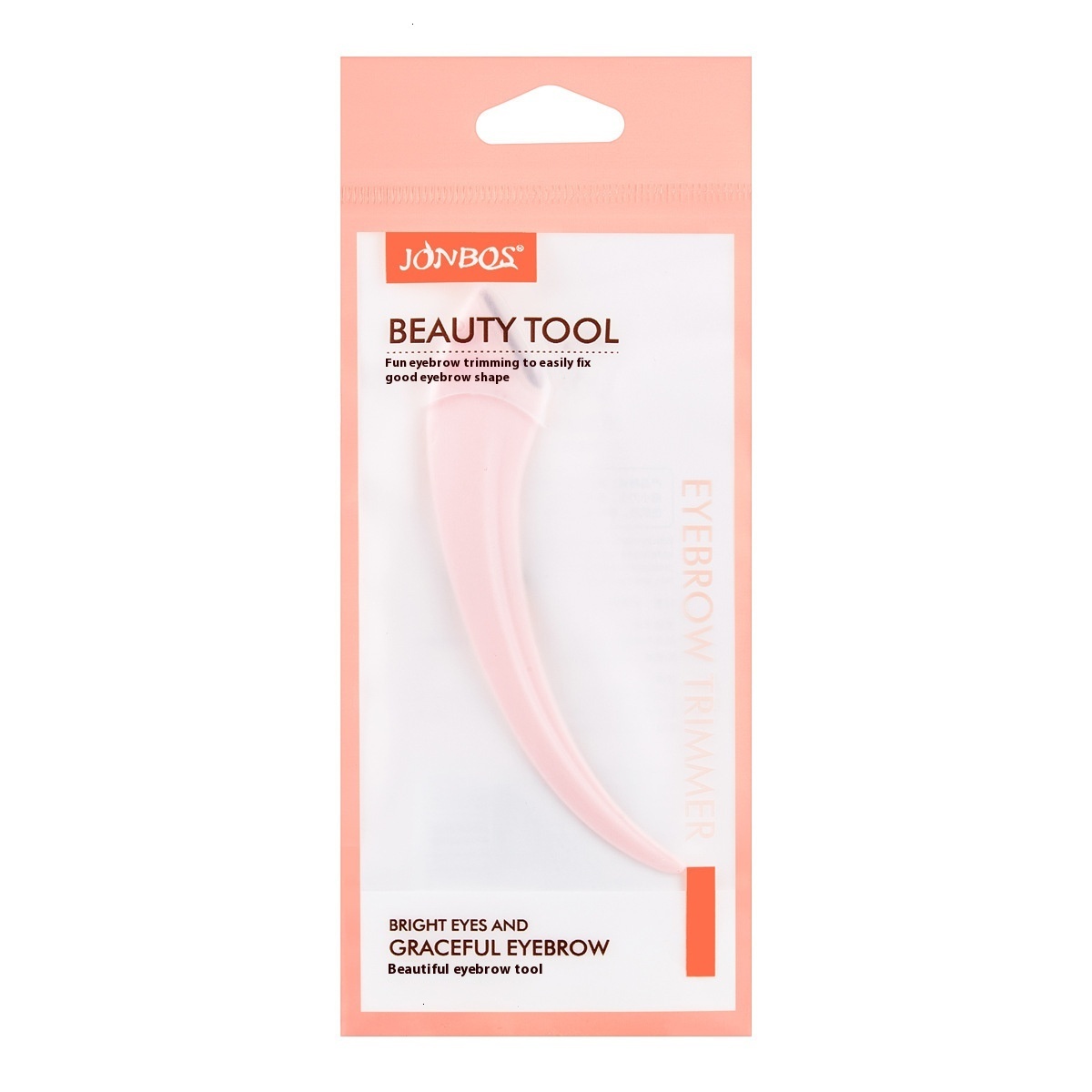 Elegant Curve Moon Shape Tweezers for Brow Grooming Ideal for All Skin Types by JONBOS