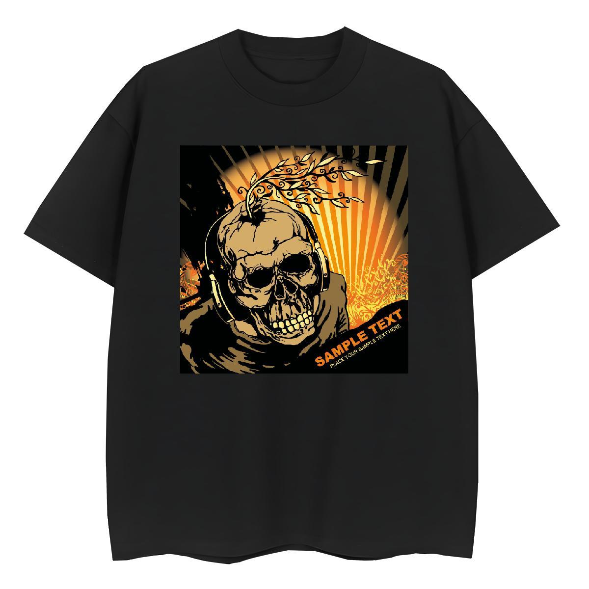 Nice Lady T shirt 230g Cotton scary Casual Sport Womens T Shirts Round Neck Short Sleeve Customized Print Tees