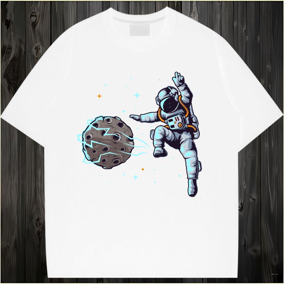 High quality Unisex Tshirts 230g Cotton universe High Street Hip Hop T-Shirts Short Sleeve O-Neck Cartoon Anime Clothings