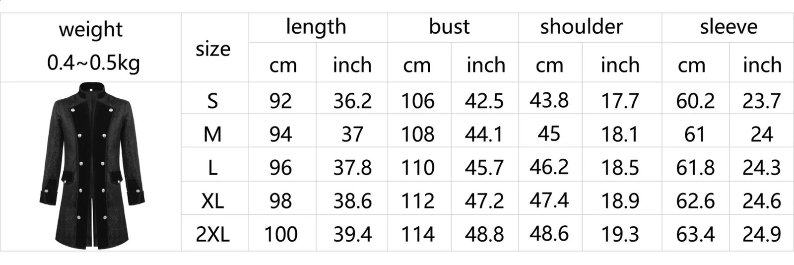 Men Medieval Gothic Trench Coat Victorian Uniform Halloween Costume Steampunk Renaissance Jacket Double-breasted Clothing 240822