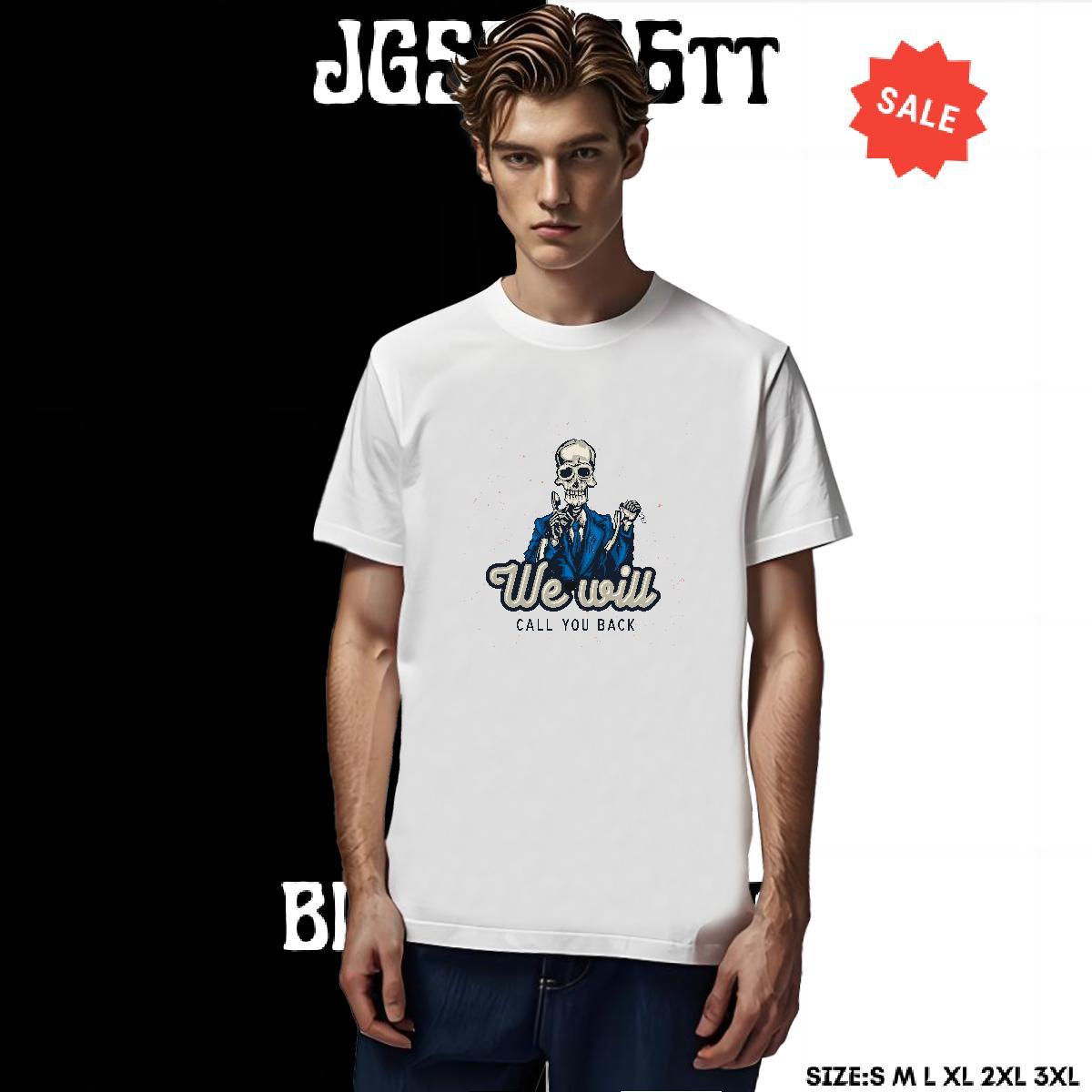 Cool Design Men T Shirts 100% Cotton 230g skull Casual Custom Printing Breathable Short Sleeve Men Tshirts Free Shipping Tee Shirt