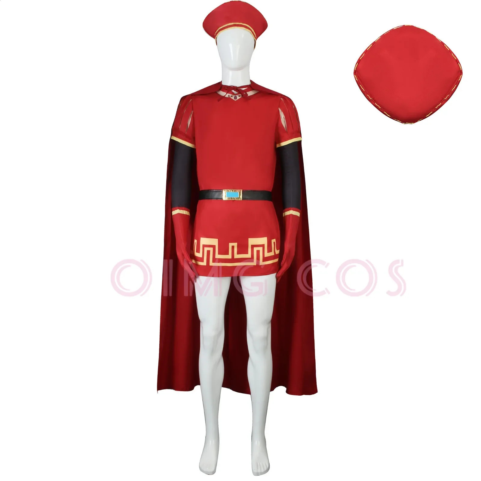Lord Farquod cosplay costume Shrek Carnival uniform wig anime Halloween holiday party female game 240823