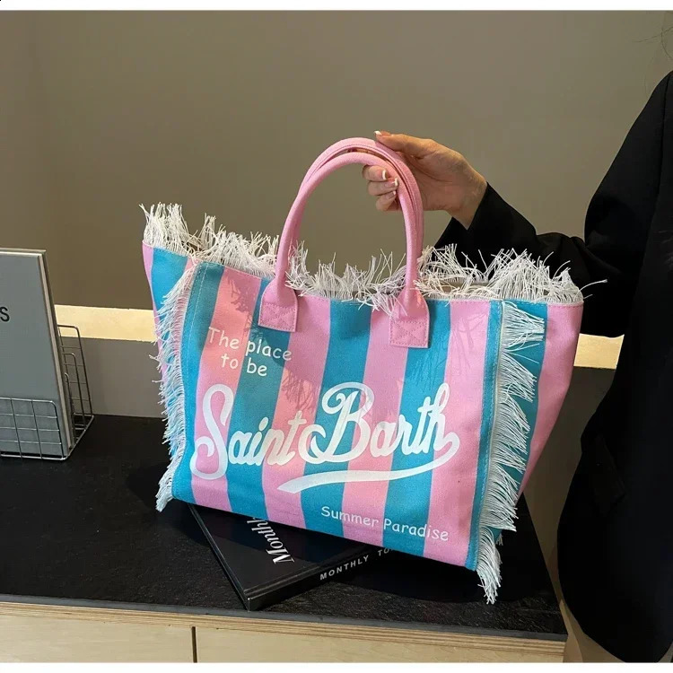Fashion Casual Concise Shoulder Bag High Quality Korean Version Color Contrast Large Capacity Tote Bag for Women 240822
