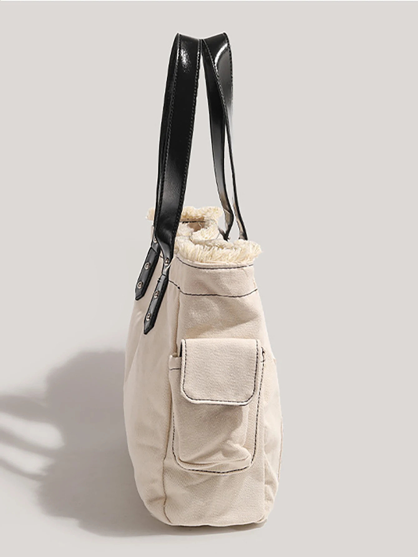 Handbag star letter print fashionable and sweet handbag large capacity shoulder bag canvas bag suitable for daily school study 240823