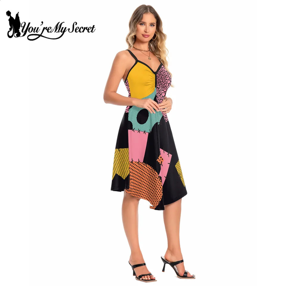 You Are My Secret Halloween Anime Movie Nightmare Role Playing Sally Costume Holiday Party Female Sexy Dress w240824