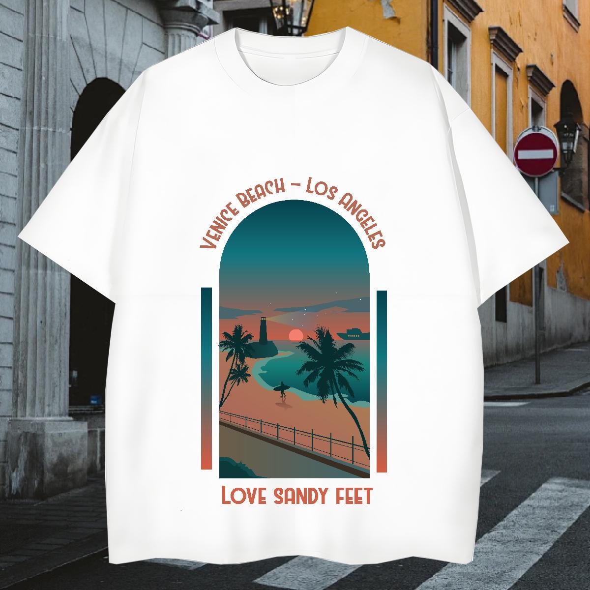 Soft T Shirts Men 230g Cotton sea Daily Wear Skull Short Sleeve O-Neck Men Tops Tees Casual New Tee Shirt