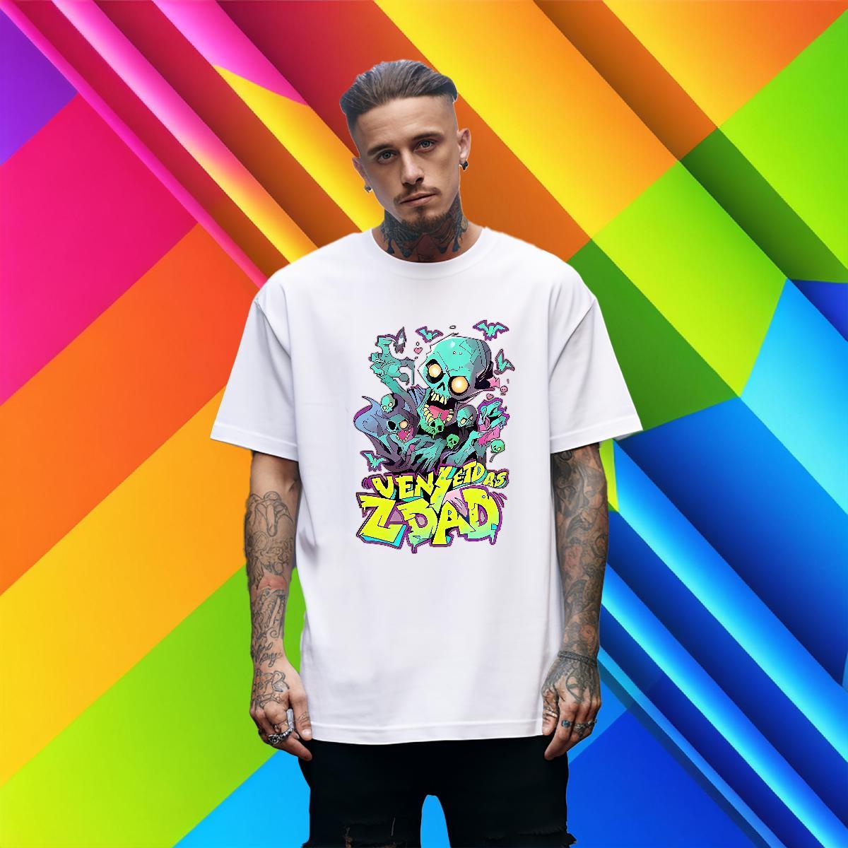 Cool T shirt 230g 100% Cotton skull Outdoor Custom Printed O Neck Short Sleeves Tshirt for Man Woman Wholesale Tops Shirt