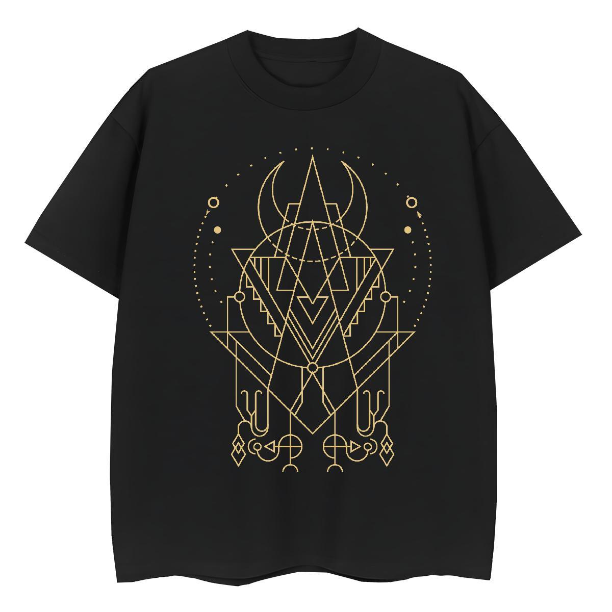 5A Couples T Shirts 100% Cotton 230g Geometric line Beach T Shirts Women Short Sleeve O-Neck Custom Print Plus Size Tees Shirts