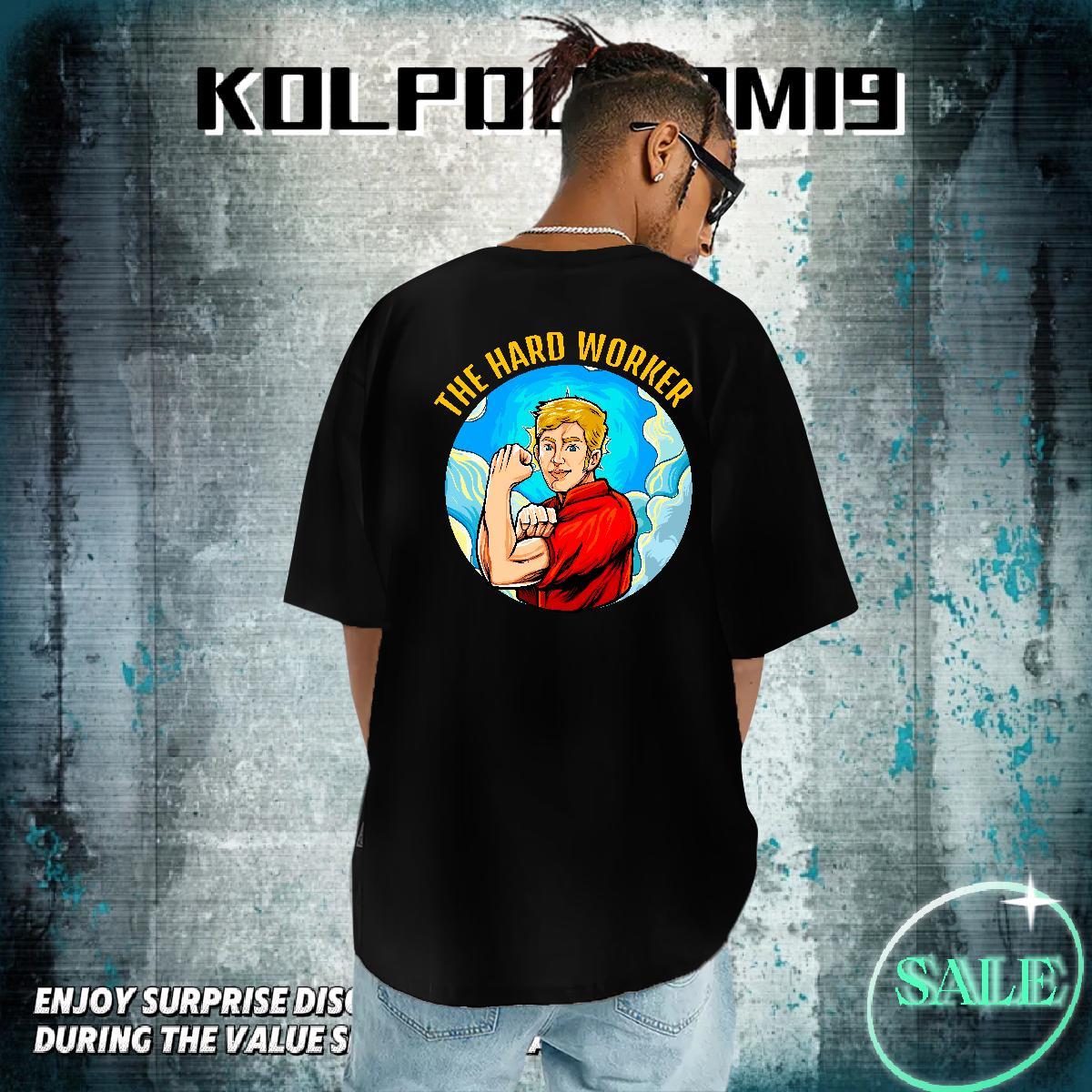 Free Shipping T-Shirts 230g 100% Cotton portrait Anime Printing Street Plus Size Cartoon Breathable Crew Neck Men Tops Tees 2024 New Clothings