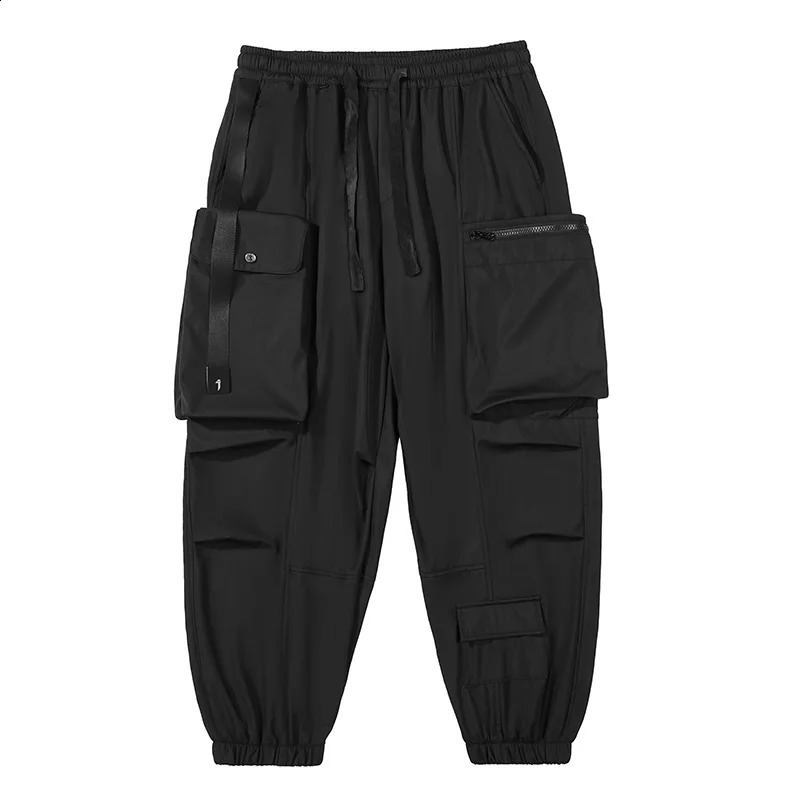Unisex Harajuku Jogger Hiphop Paratrooper MenS Clothes Multi-Pocket Loose Cargo Pants Foot Overalls Street Dress Large Pocket 240822
